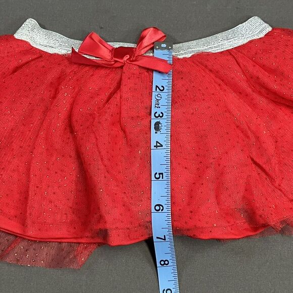 Little Lass Girl Skirt Tights Set / 18M / Santa Elf/ 3 Pieces /Christmas Holiday - Picture 4 of 16